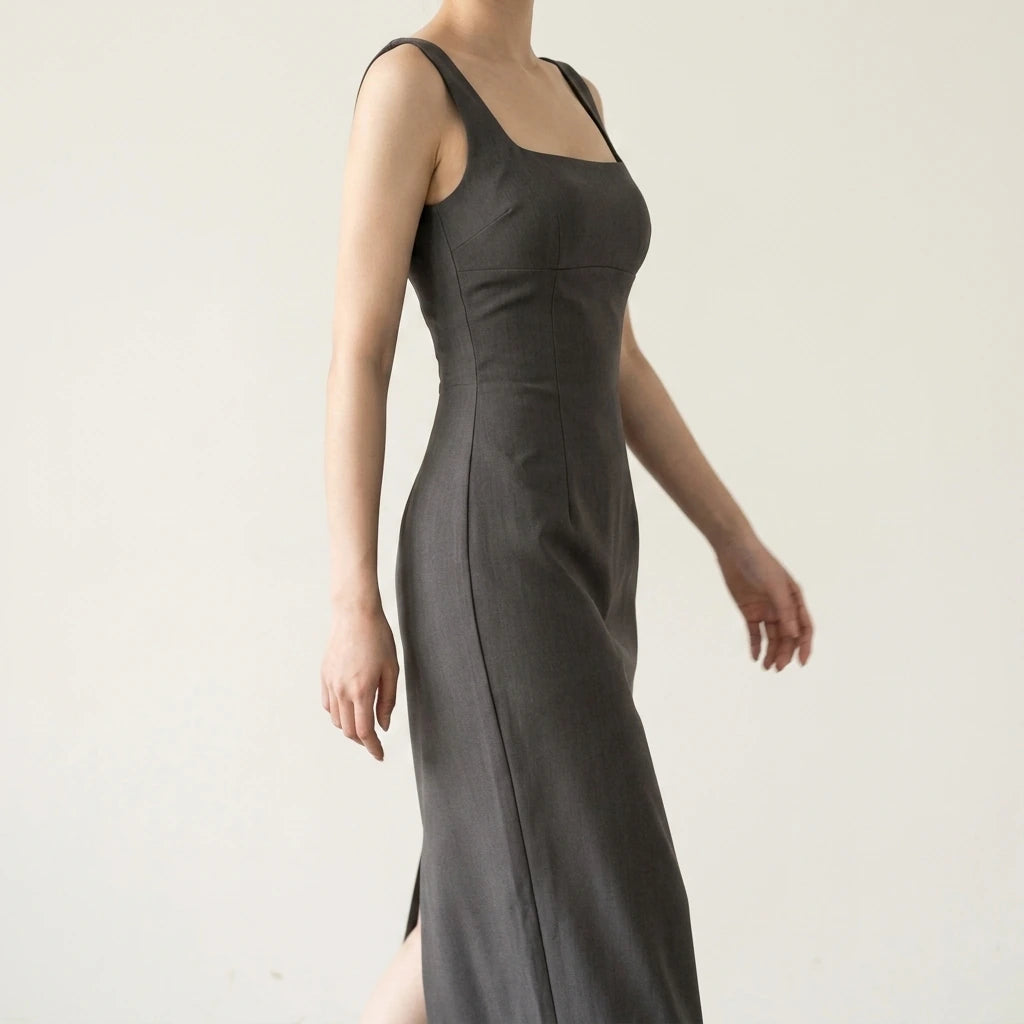 Summer French sexy simple camisole skirt — lifestyle