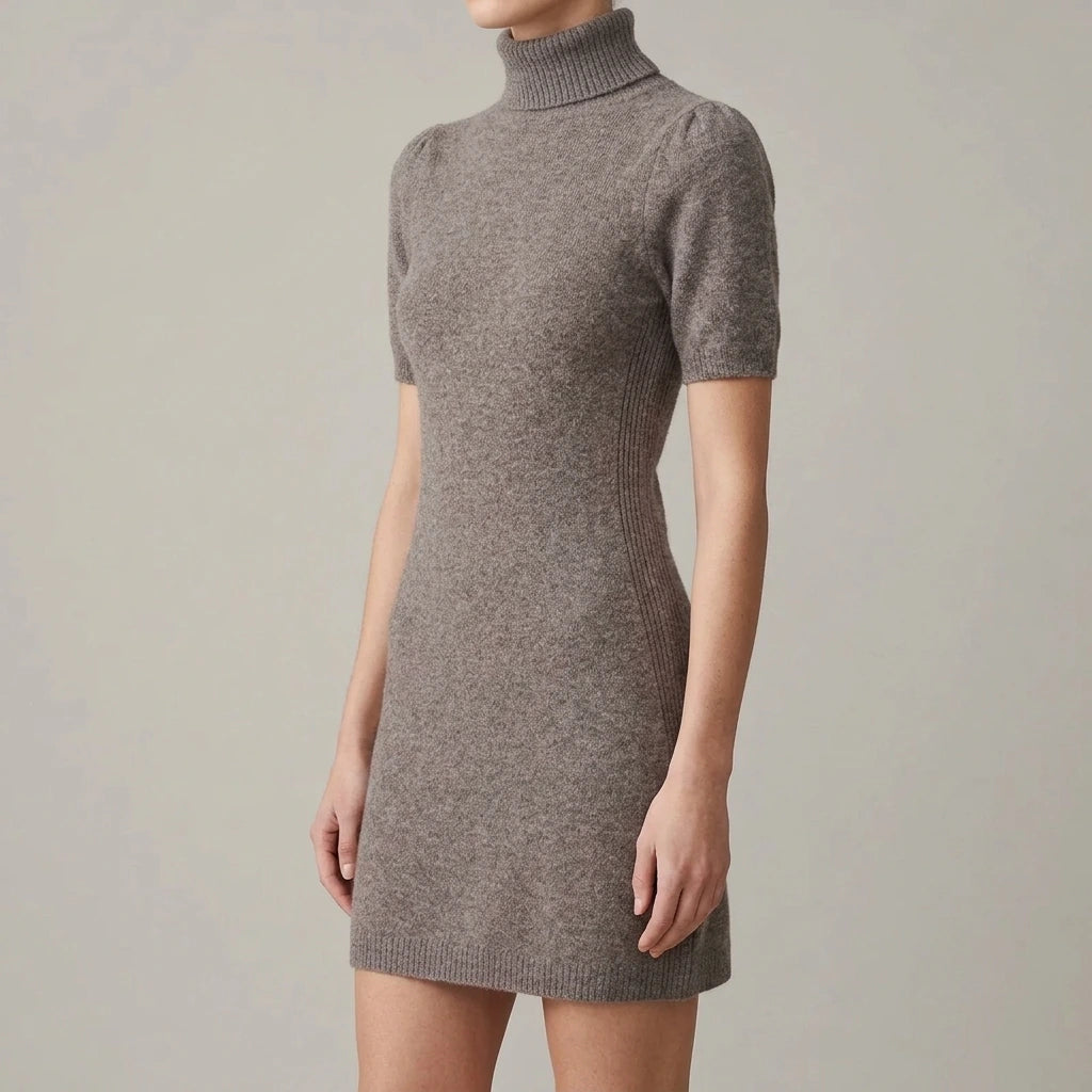 Spring Knitted Mini Dress — lifestyle