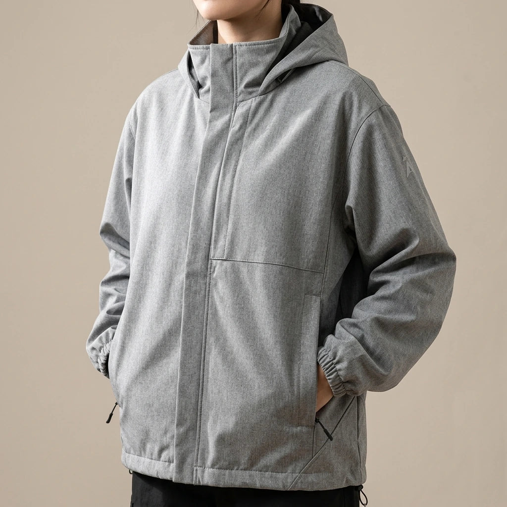 Outdoor Mountain Waterproof Softshell Loose Jacket — lifestyle