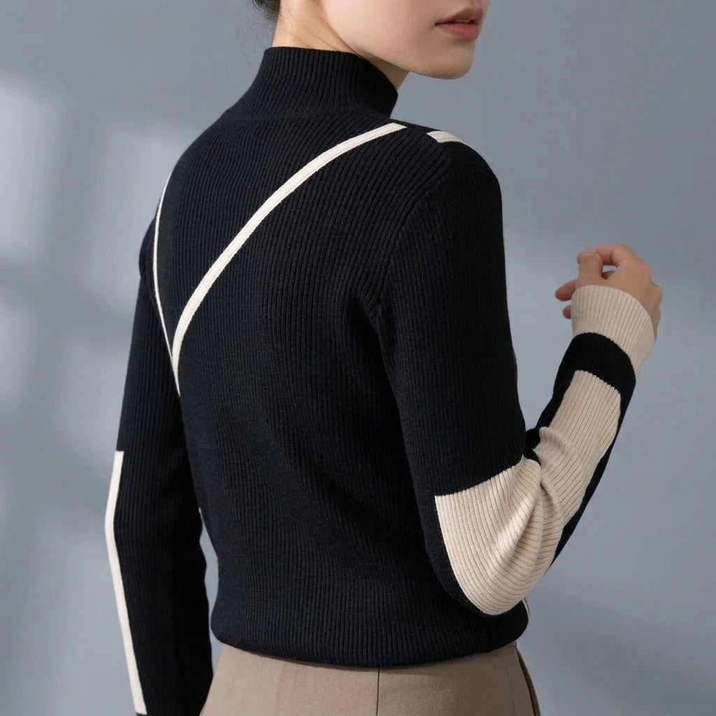 Turtleneck Sweater Women Winter Clothes Merino Kintting Cotton Cashmere Sweater Women Pullover Fall Female Knitwear — variant_front