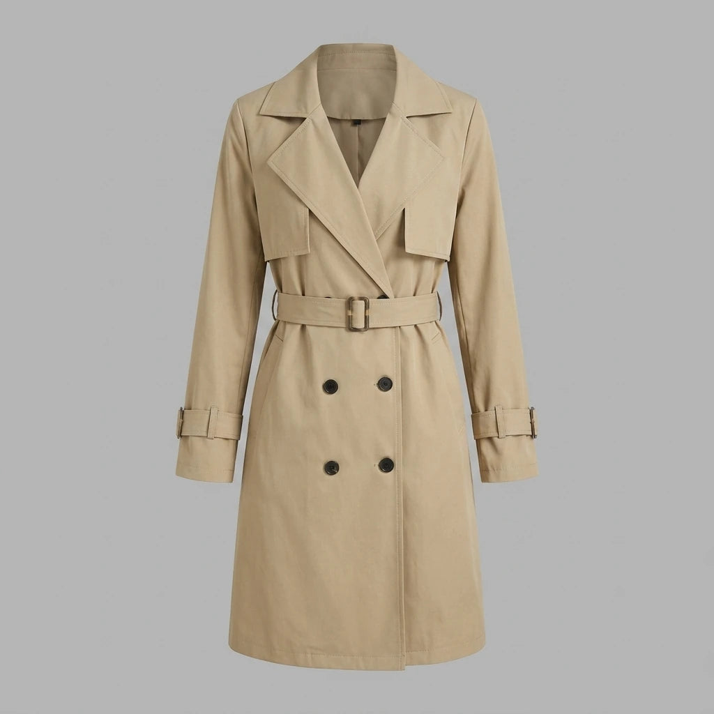 Women's lightweight trench coat — variant_front