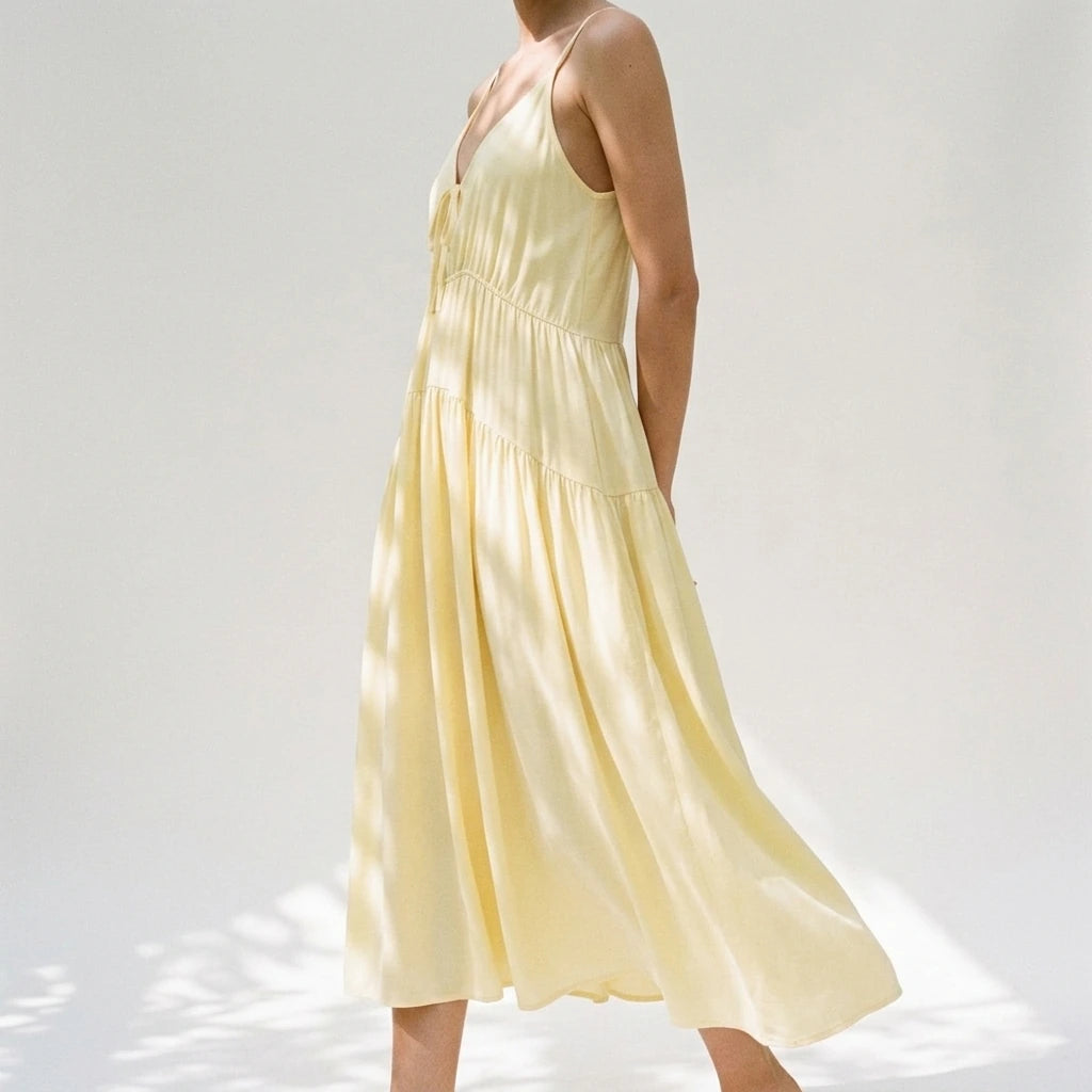 Summer hot girl pleated dress — lifestyle_lead