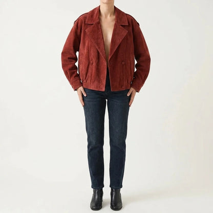 Imitation leather jacket jacket — lifestyle