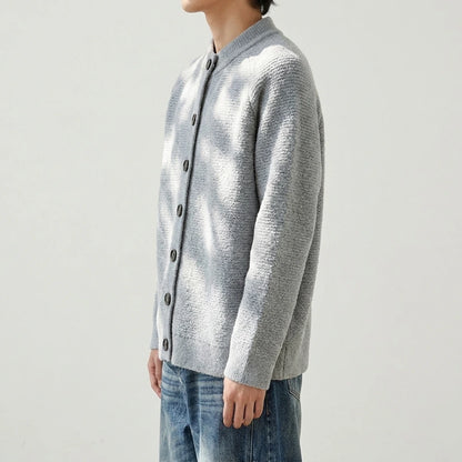 High-End Chunky Knit Sweater Unisex Couple Cardigan Outerwear Knitwear — lifestyle
