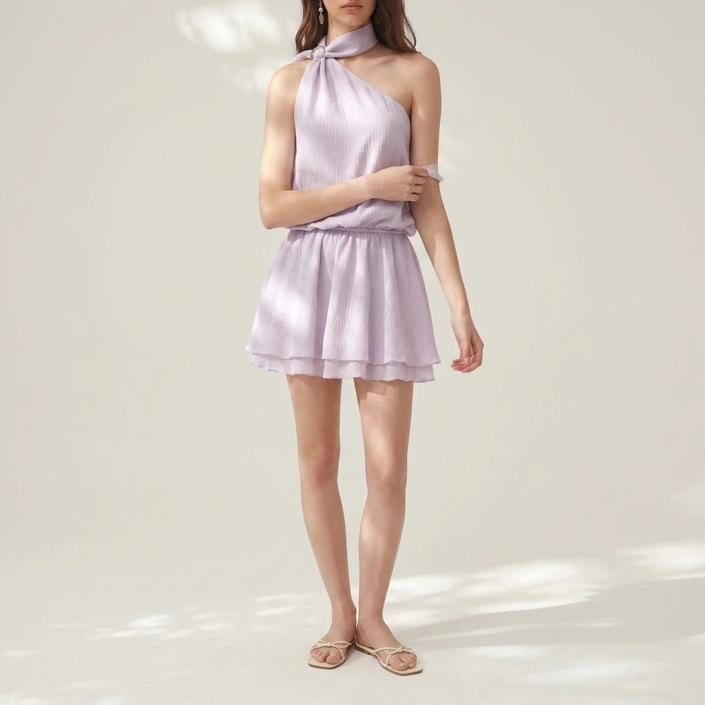 Off shoulder women's dress — lifestyle