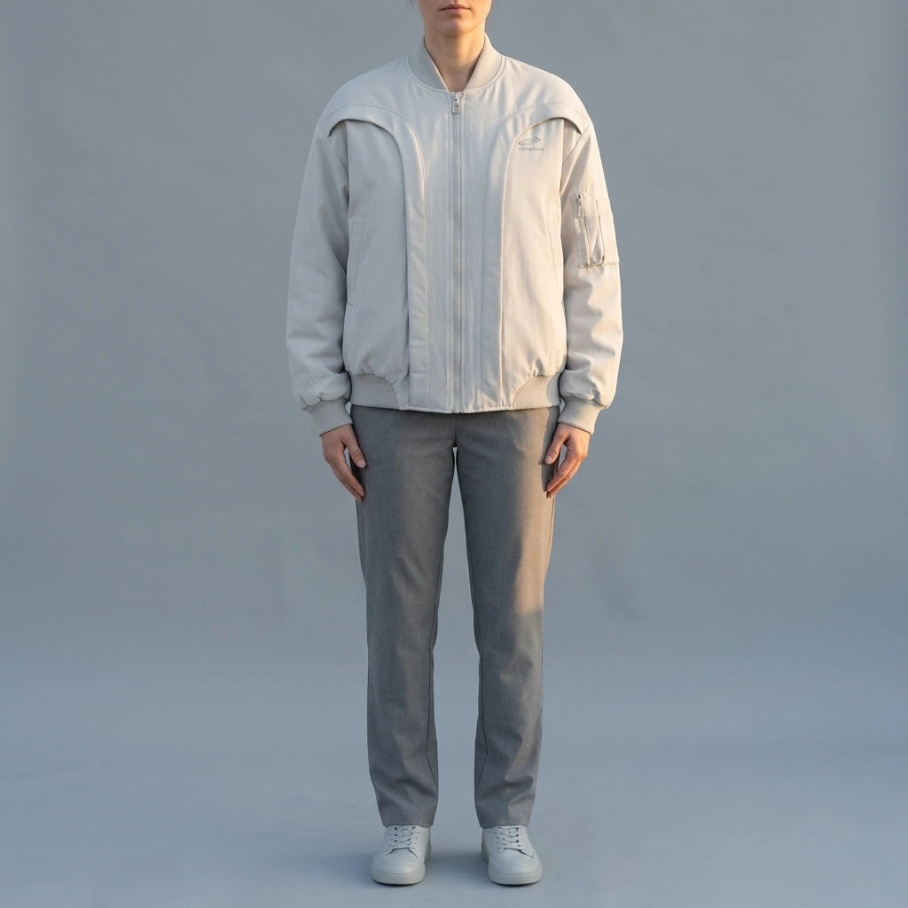 cotton coat — lifestyle