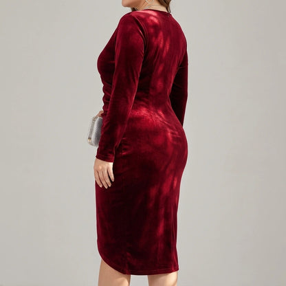 Long Sleeve Fitted Dress — lifestyle_lead