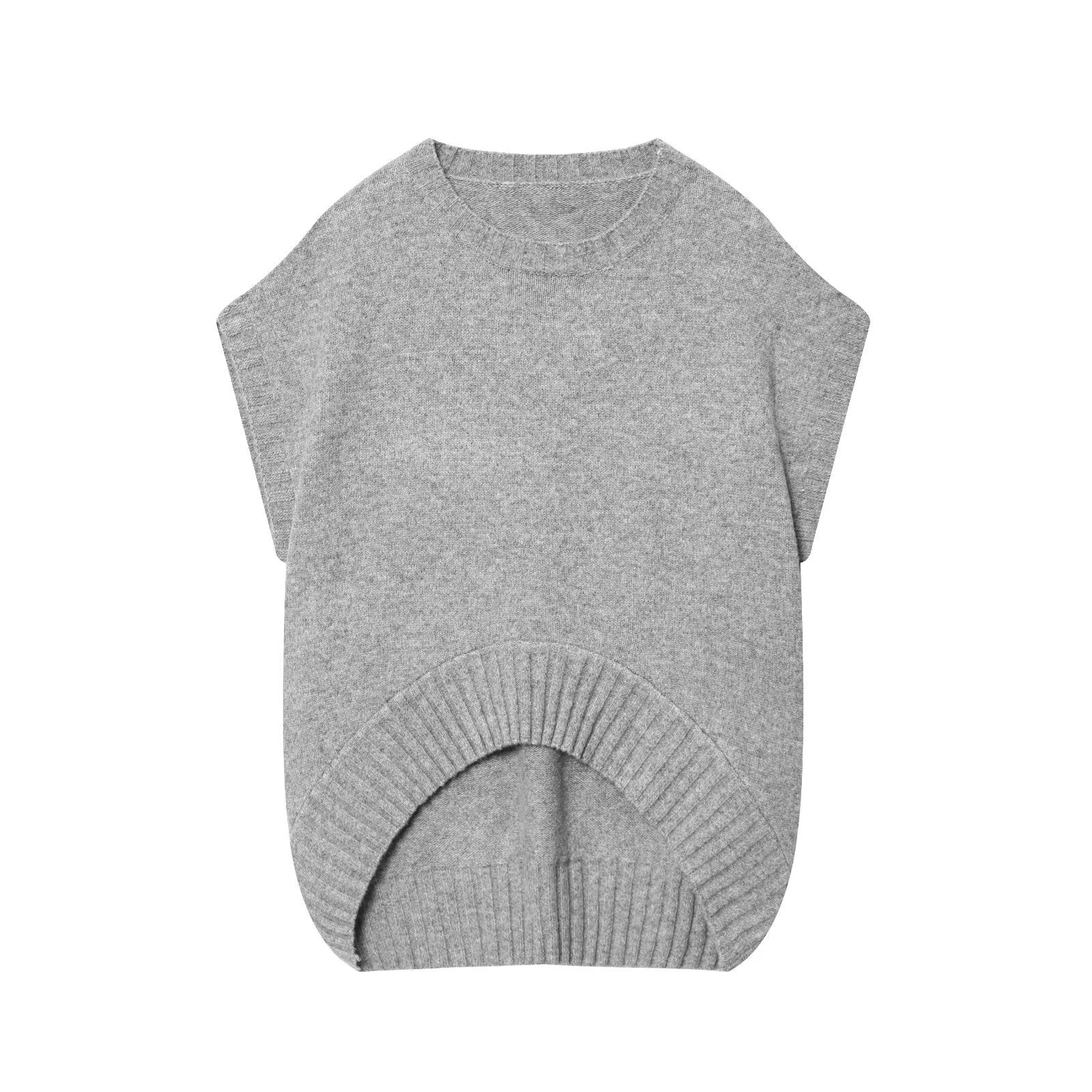 knitted vest — variant_front
