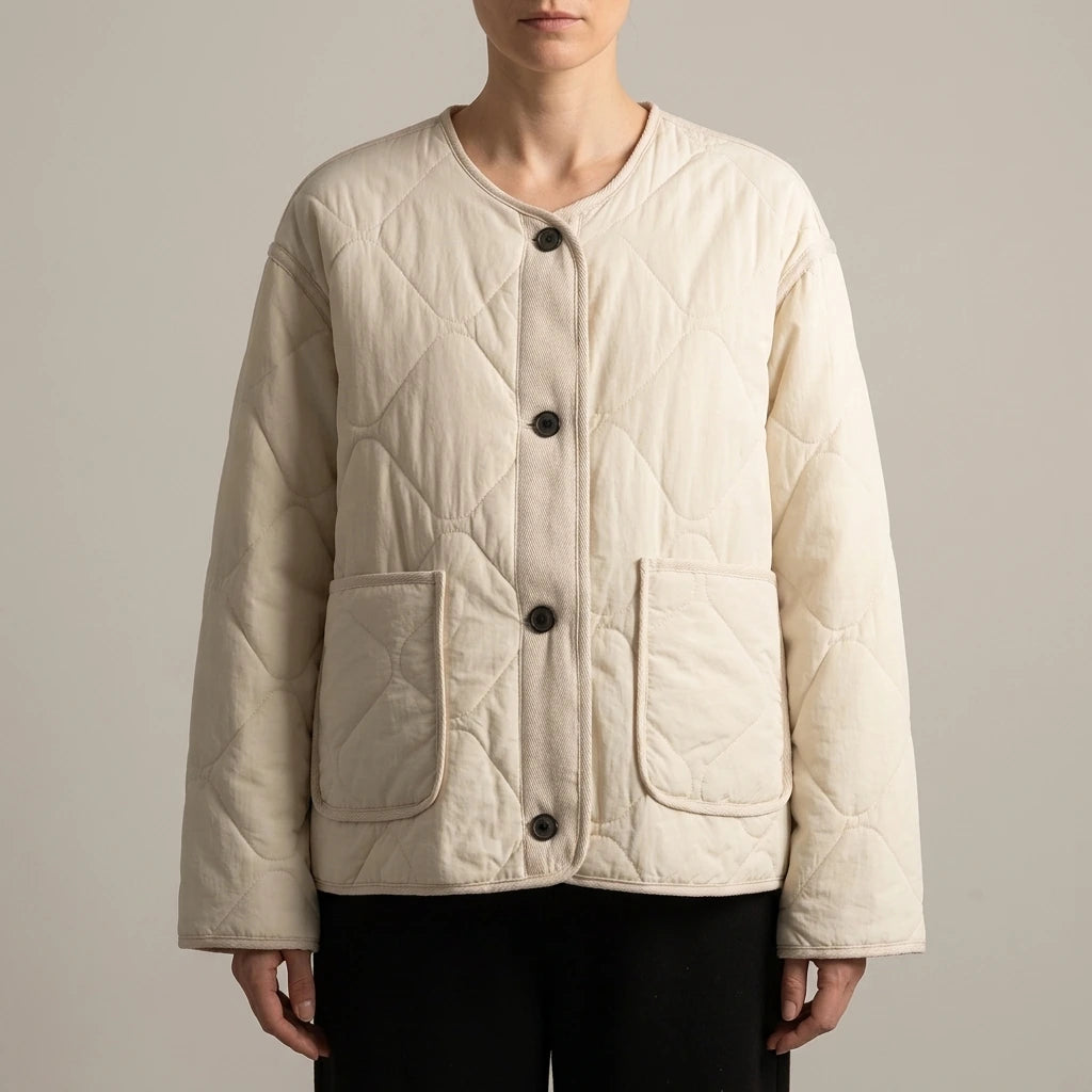 quilted jacket — lifestyle