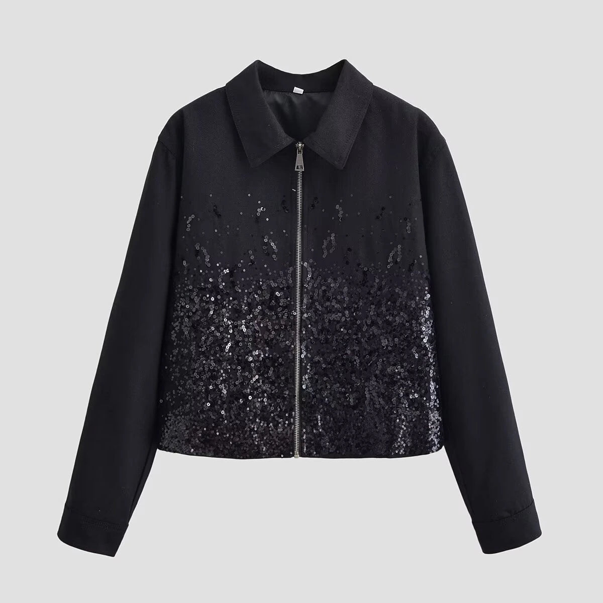 Zipper jacket baseball jacket — variant_front