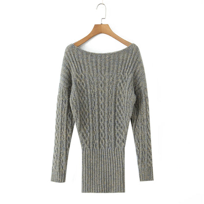 Sweater Short Dress Women's Dress — variant_front