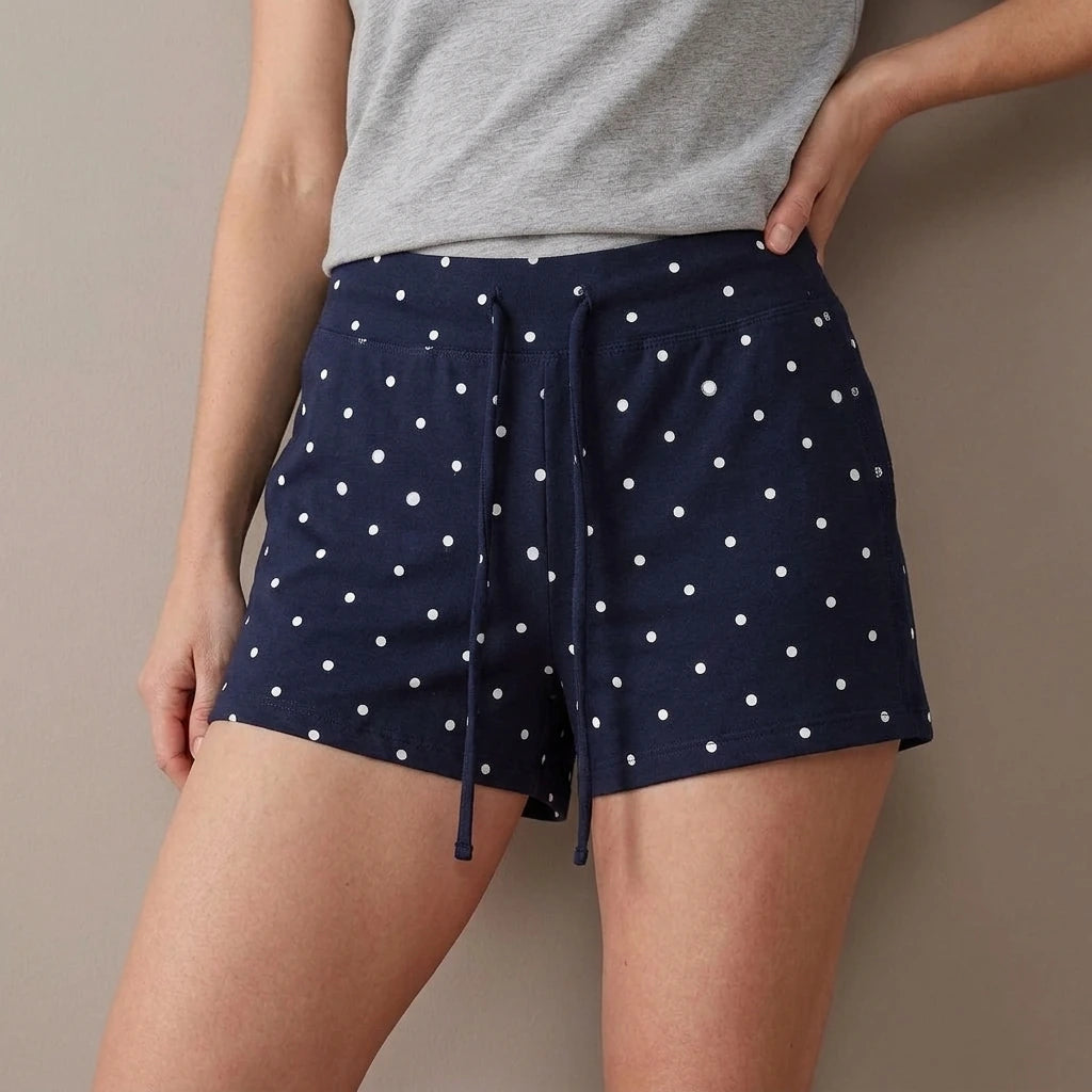 Elastic waist shorts for women — variant_front