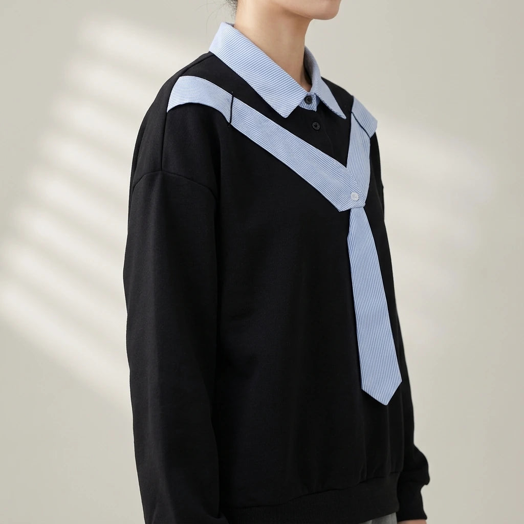 Minimalist and flannel polo shirt — lifestyle