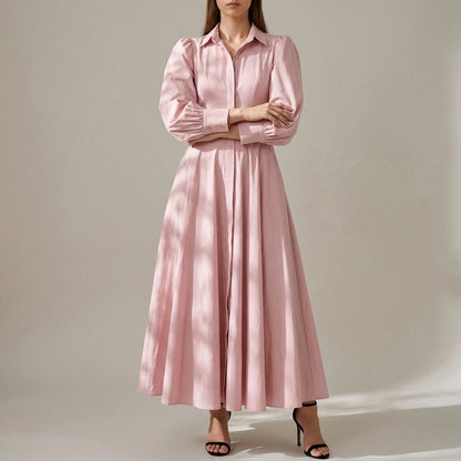 Long Sleeve Flared Dress — lifestyle_lead
