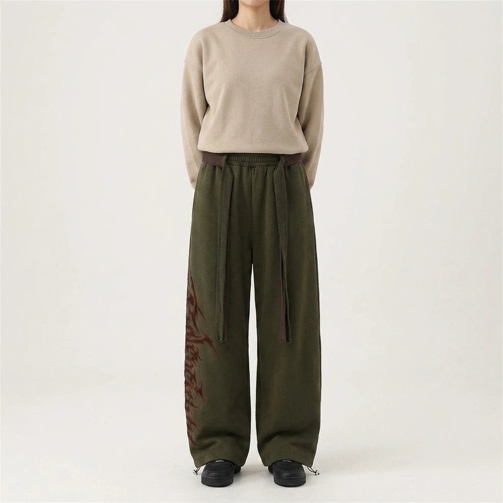 fleece-lined sweatpants — lifestyle