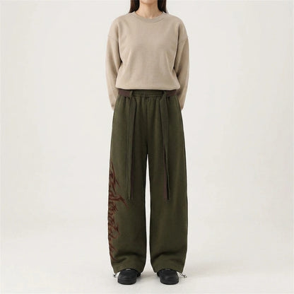 fleece-lined sweatpants — lifestyle