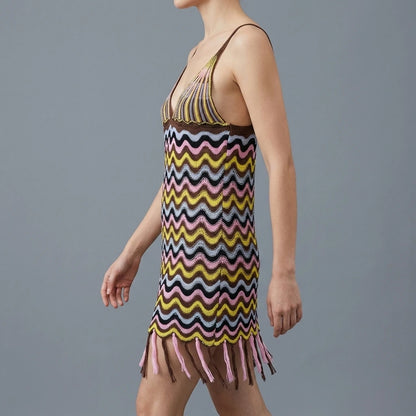 Women's Knitted Mini Dress — lifestyle