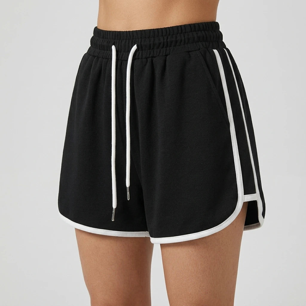 2026 Summer New Women Outdoor Sports and Fitness Shorts Korean Edition Sexy High Waist Yoga Casual Wide Leg Home Sleepers — lifestyle