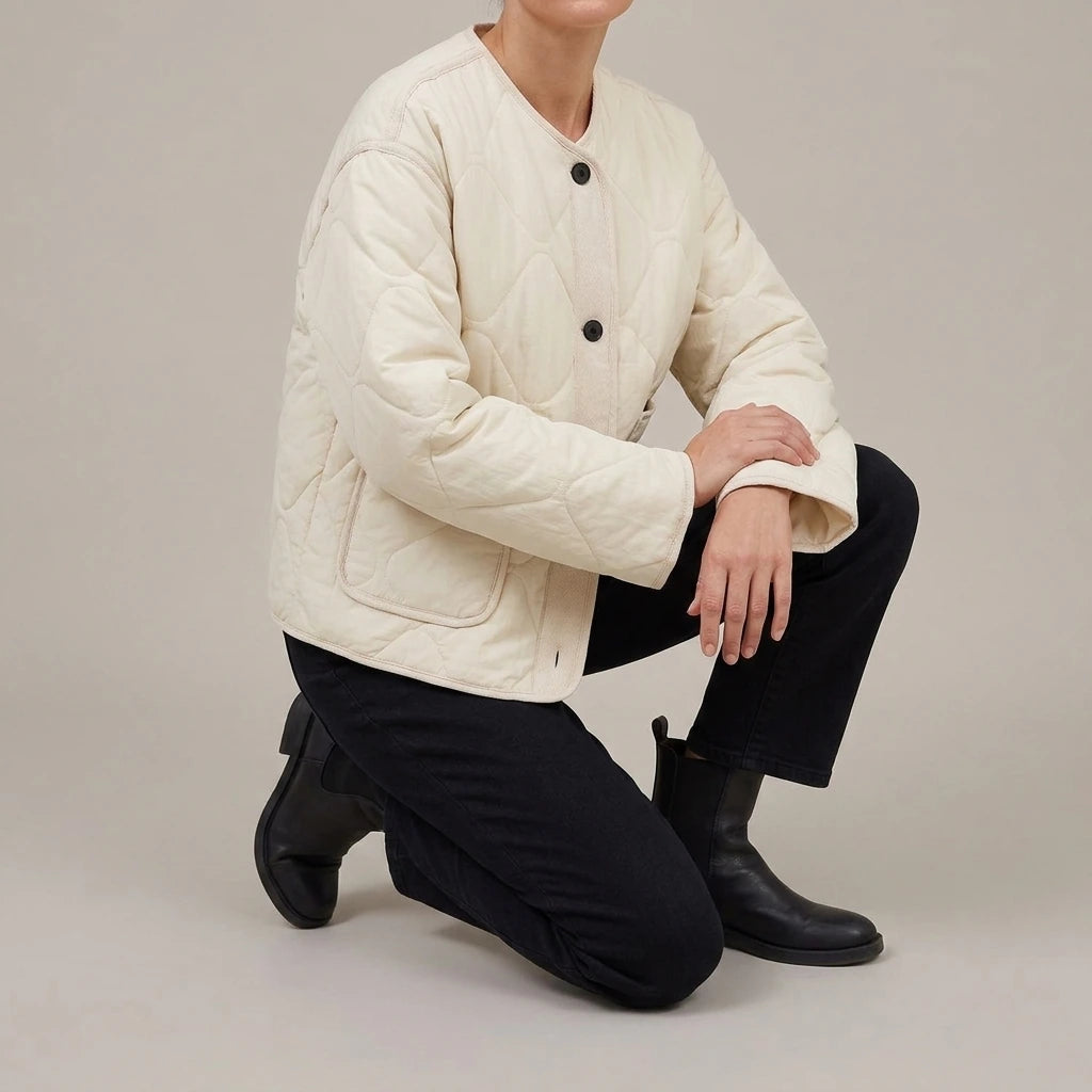 quilted jacket — lifestyle