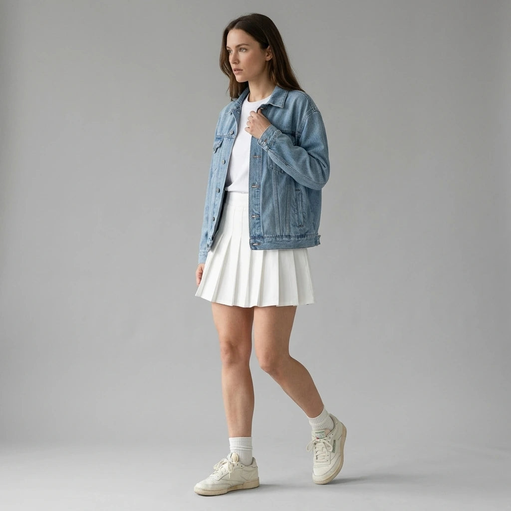 Zoki Sexy Women Pleated Skirts High Waist Summer Vintage Mini Skirts Korean Tennis Student White Designed Dance Skirt — lifestyle_lead