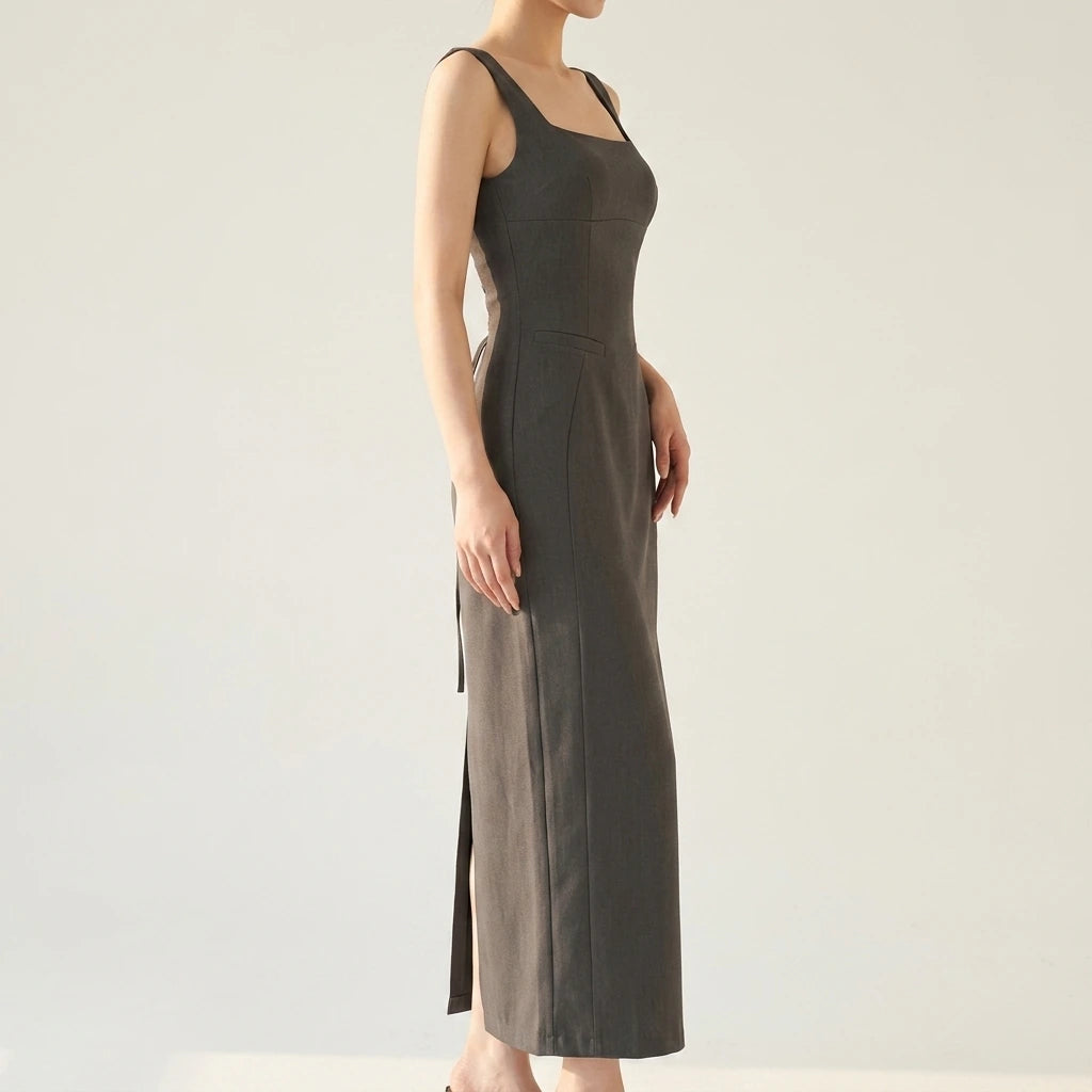 Summer French sexy simple camisole skirt — lifestyle