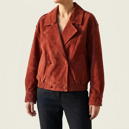 Imitation leather jacket jacket — lifestyle