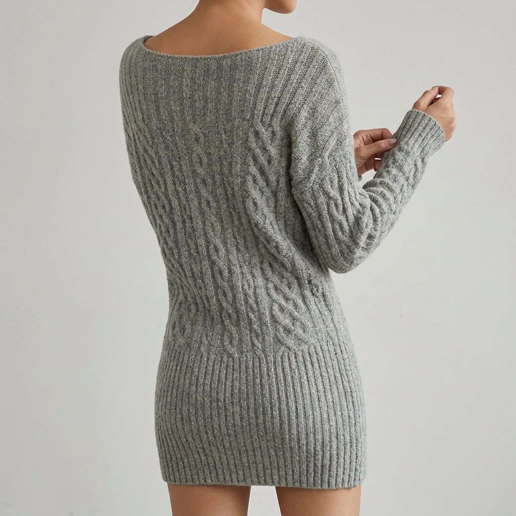 Sweater Short Dress Women's Dress — lifestyle_lead