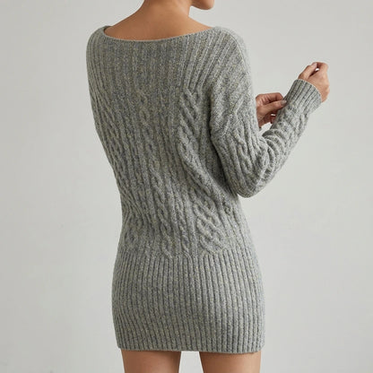 Sweater Short Dress Women's Dress — lifestyle_lead