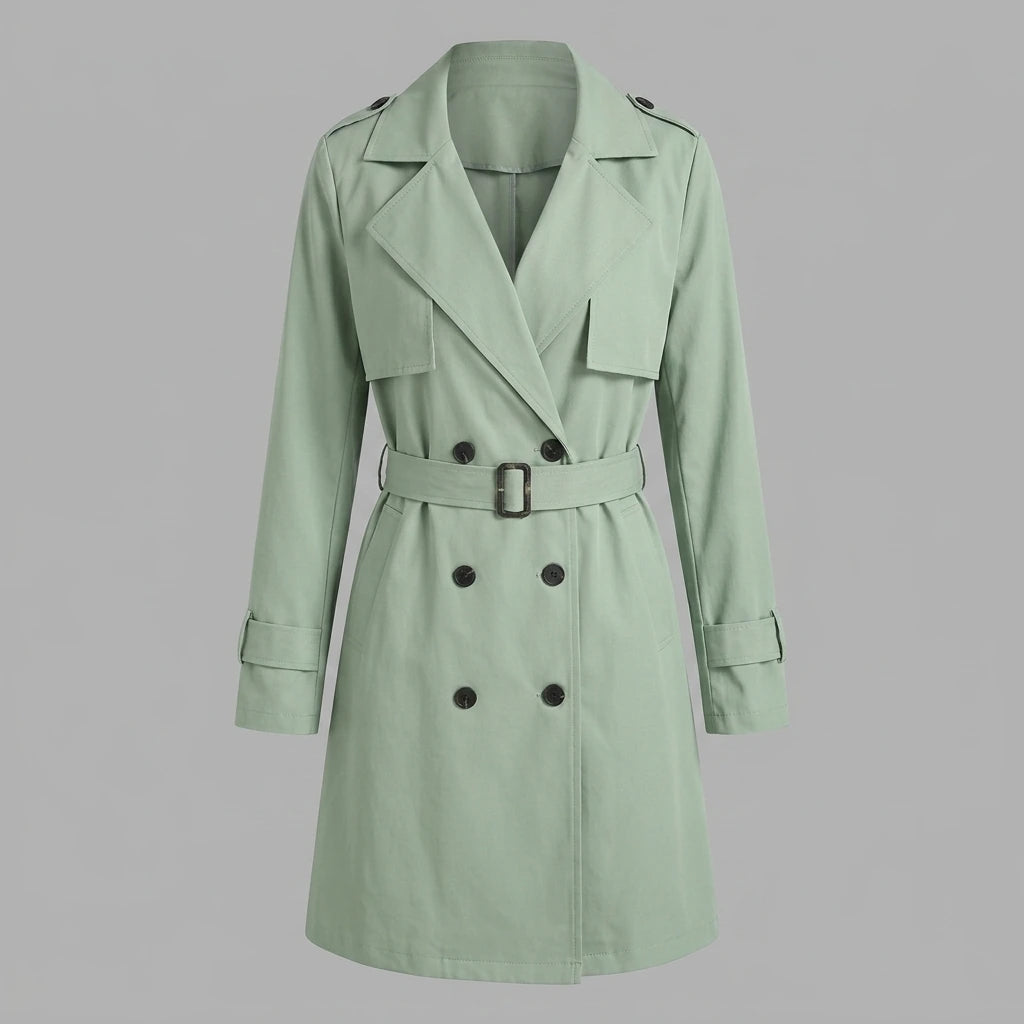 Women's lightweight trench coat — variant_front