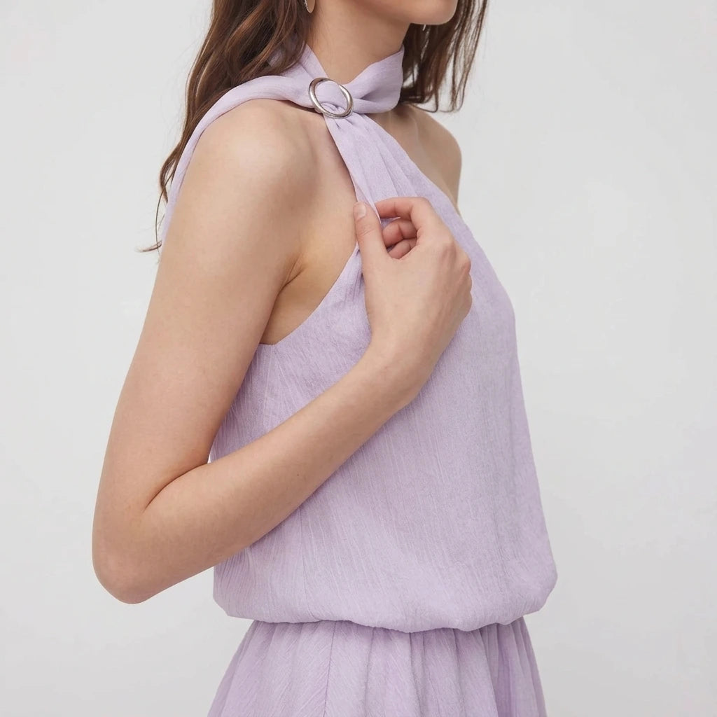 Off shoulder women's dress — lifestyle