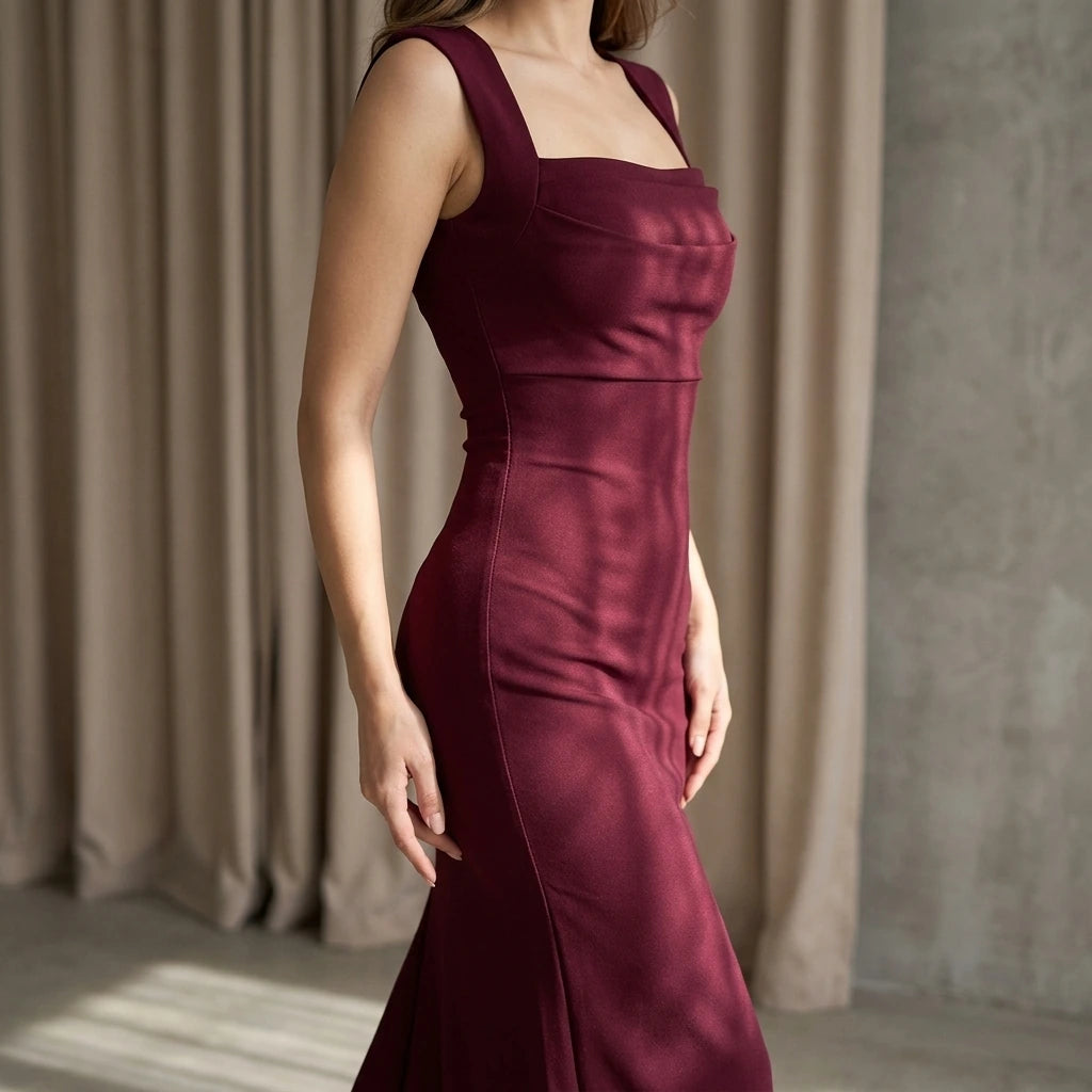 Strap slim fit spring/summer sexy fishtail dress — lifestyle