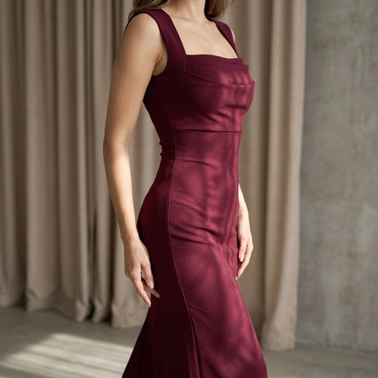 Strap slim fit spring/summer sexy fishtail dress — lifestyle