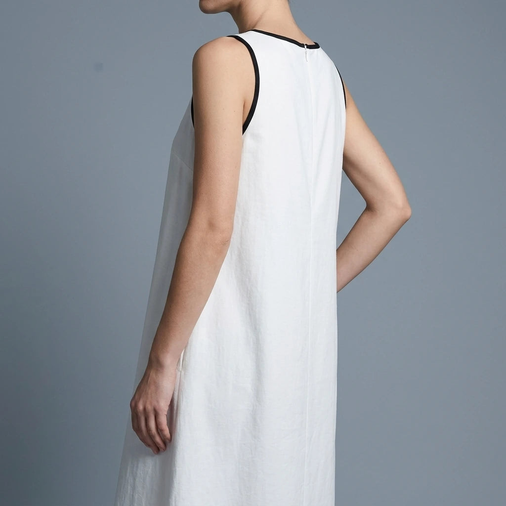 New popular solid color summer new vest long dress — lifestyle
