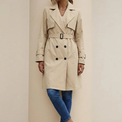 Women's lightweight trench coat — lifestyle