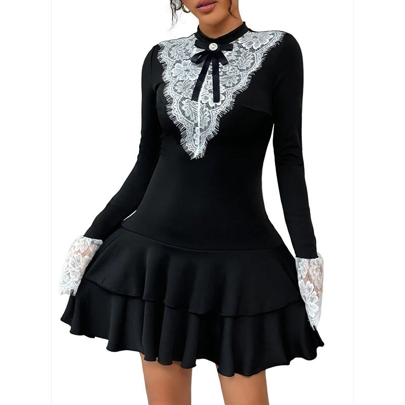 Lace   Party Mini Dress for Women — variant_front