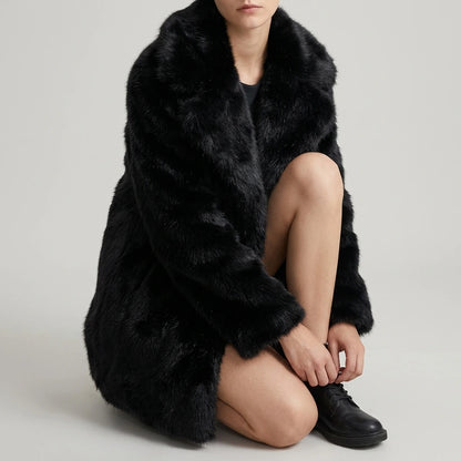 Collar faux fur coat jacket — lifestyle_lead
