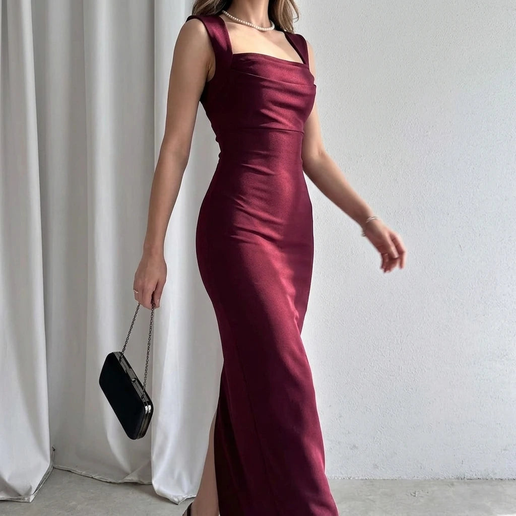 Strap slim fit spring/summer sexy fishtail dress — lifestyle_lead
