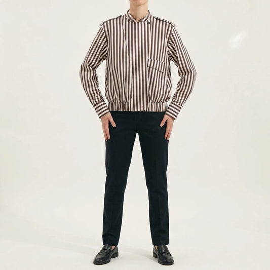 Striped pilot jacket jacket — lifestyle_lead
