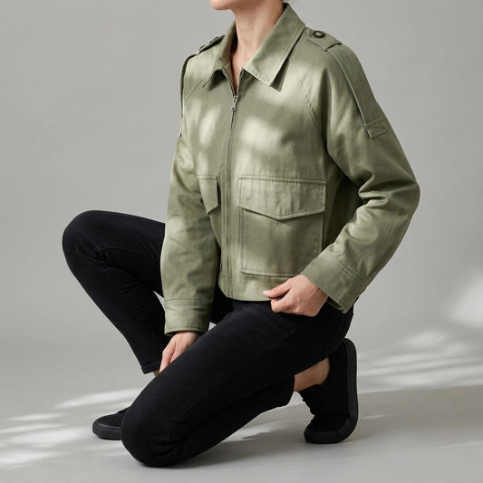 Casual Women's Short Trench Coat — lifestyle