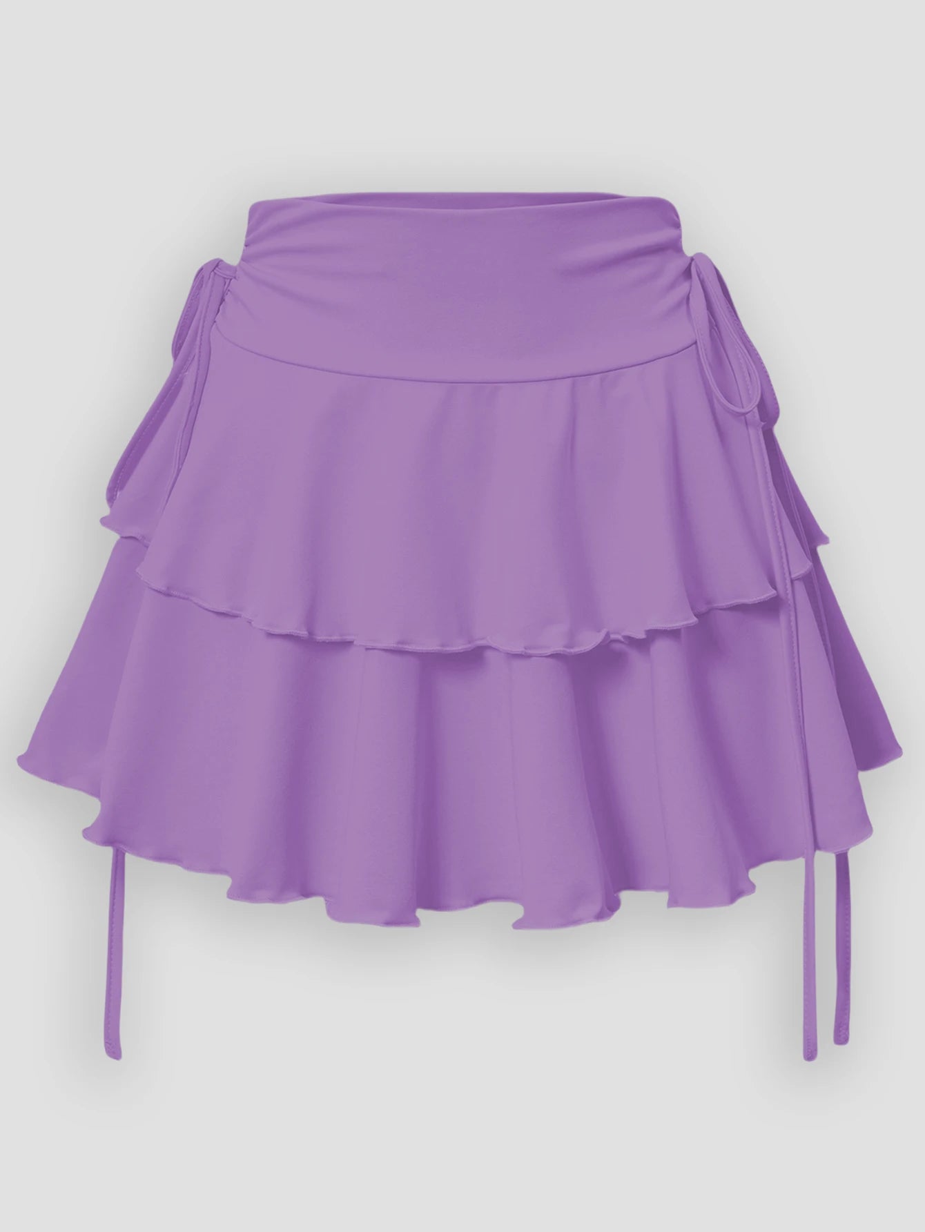 Women's High Waist Knit Mini Skirt, Elastic Waist, Slim Fit, Versatile Casual Summer Fashion, Solid Color Bottoms, Black, Sky Blue, Gray, Pink, Purple, Red, White