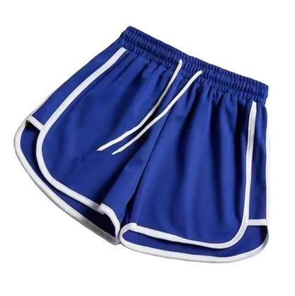 Women's High Waist Yoga Shorts Wide Leg Knit Fitness Loungewear for Gym Casual Summer Wear Black Pink Blue