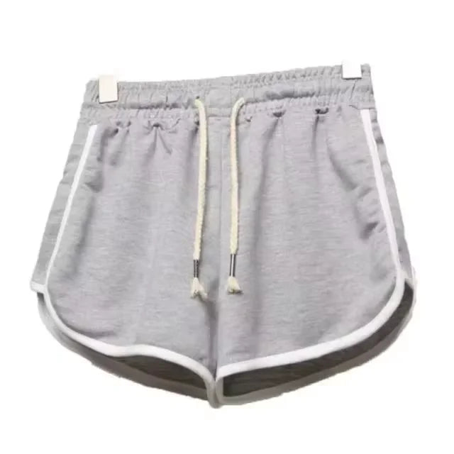 Women's High Waist Yoga Shorts Wide Leg Knit Fitness Loungewear for Gym Casual Summer Wear Black Pink Blue