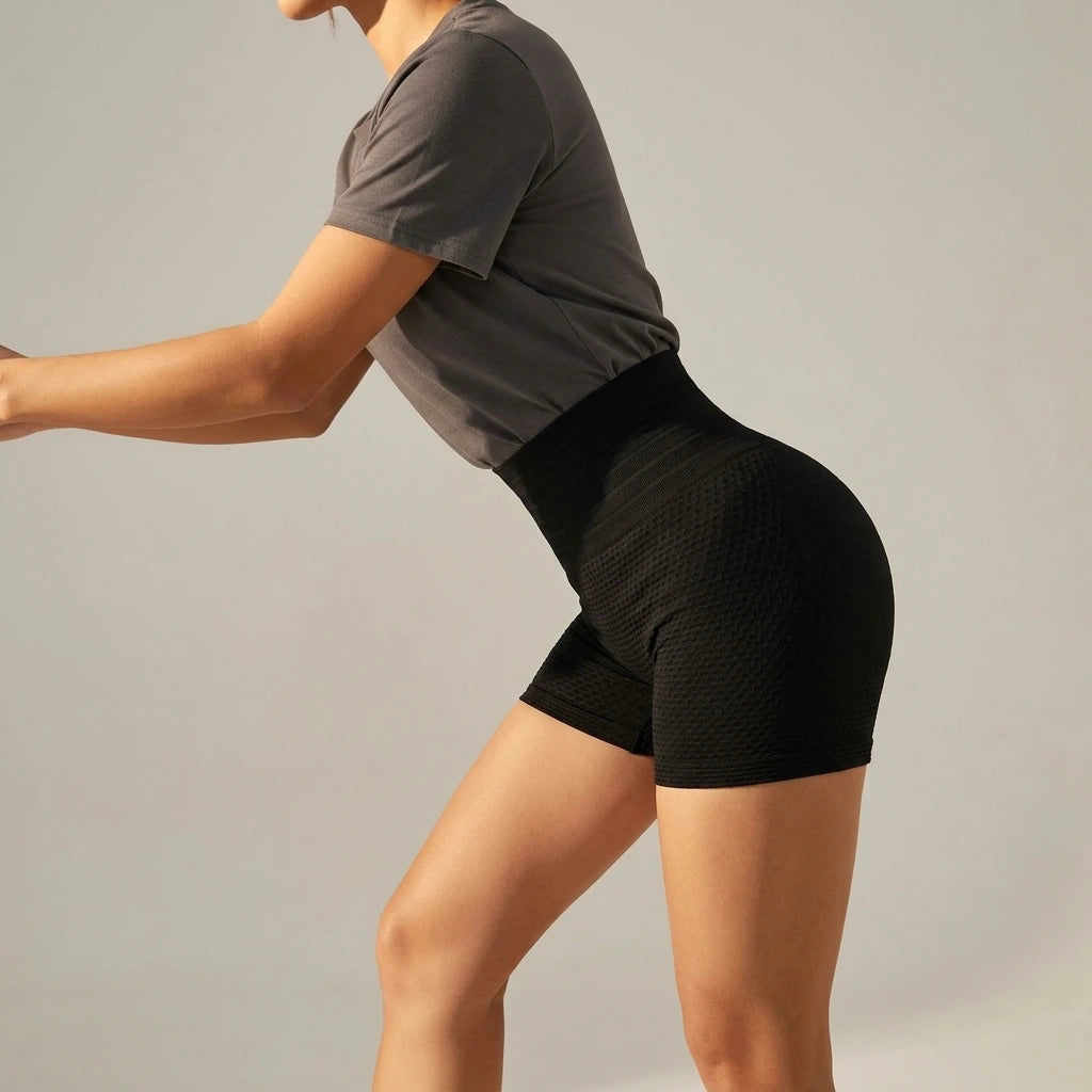 High Waist Active Shorts — variant_front