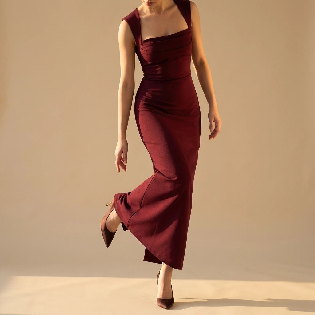 Strap slim fit spring/summer sexy fishtail dress — lifestyle