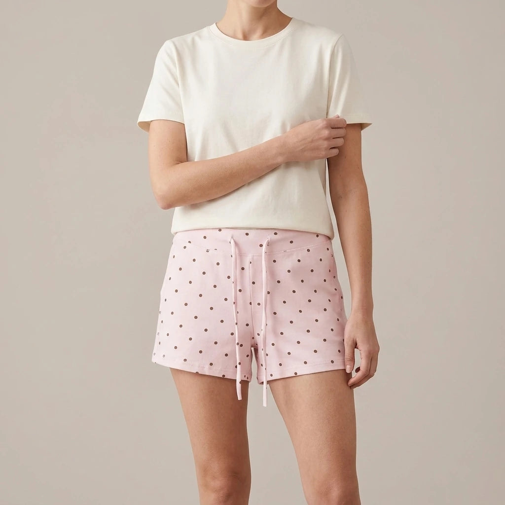 Elastic waist shorts for women — variant_front