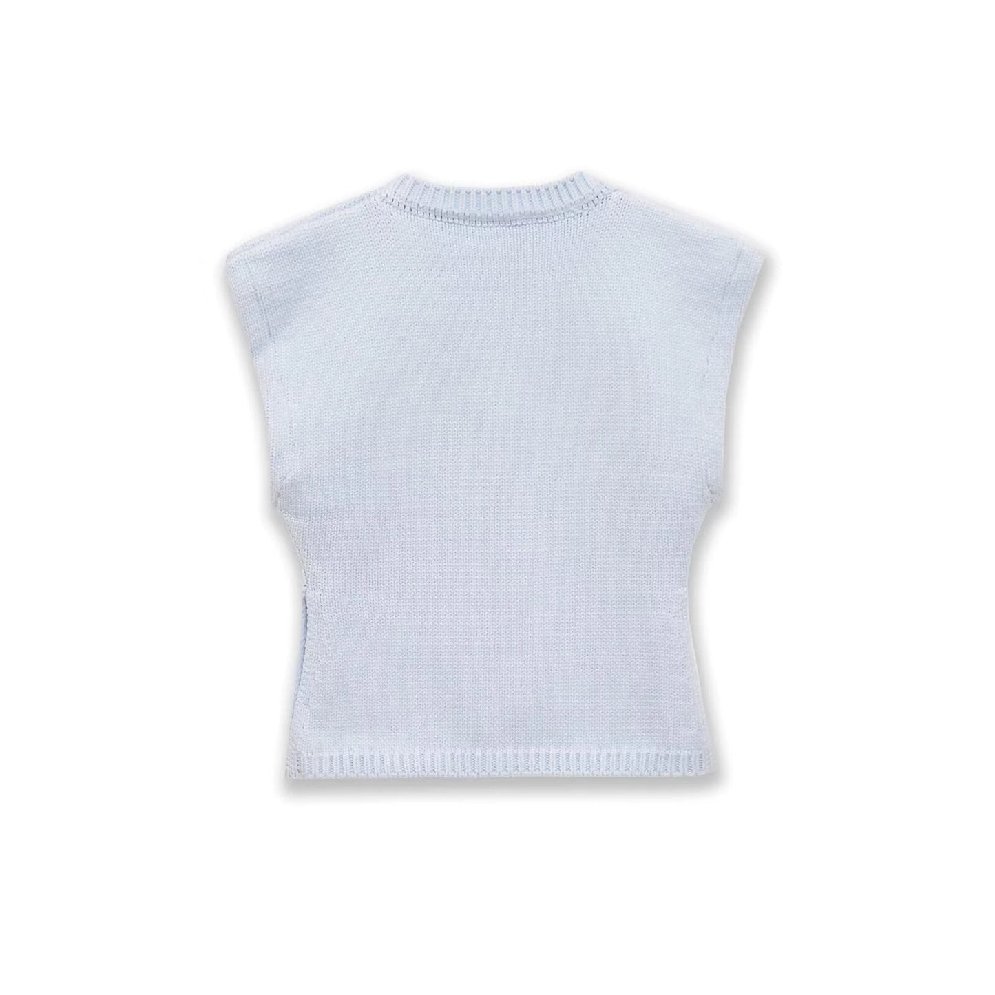 Shoulder profile knitted vest — variant_front