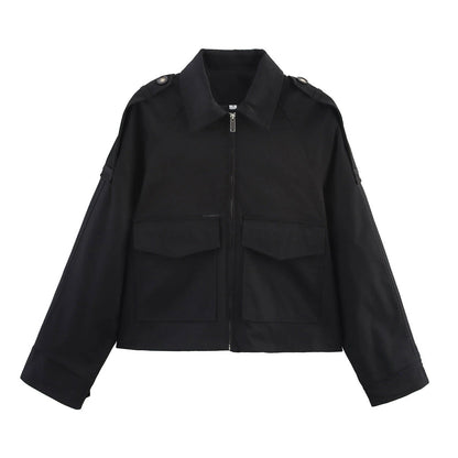 Casual Women's Short Trench Coat — variant_front