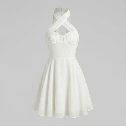 Front product-only image of Apricot Sweetheart Neck Chiffon Tank Top