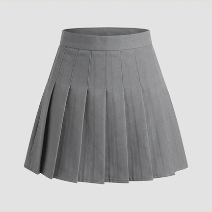 2025 Summer New Women's High Waist Fashion Trend Pleated Skirt Pleated Korean Version Tennis Student Dance Mini Skirt — variant_front