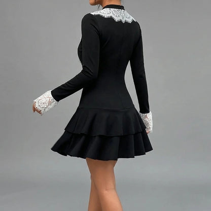 Lace   Party Mini Dress for Women — lifestyle